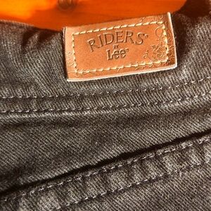 Riders by Lee. 16 Med Boot Cut, Black Stretch.